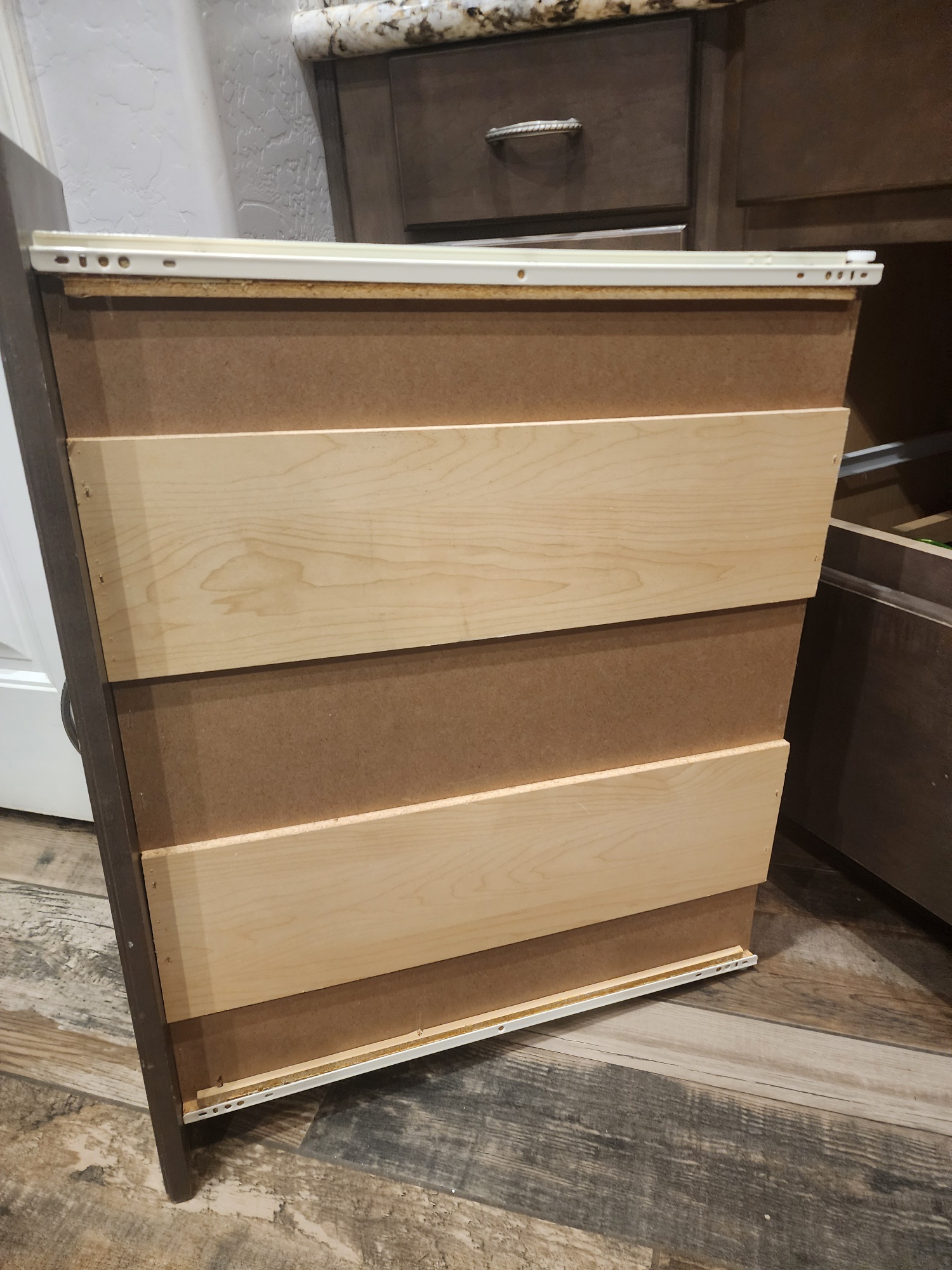 Illustration of Rebuilding A Wooden Cabinet Interior