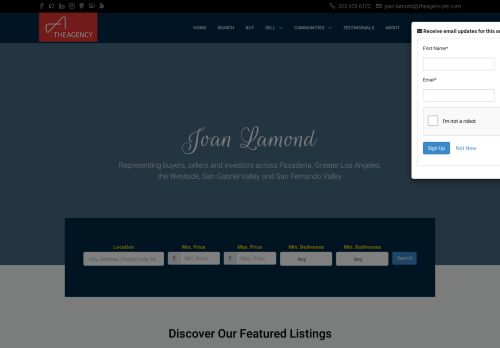 Joan Lamond, The Realtor Joan
