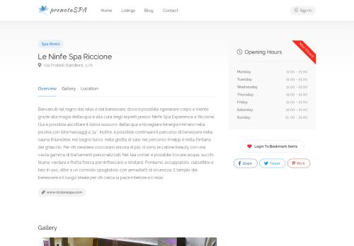 Le Ninfe Spa Riccione