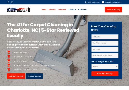 www.combatcleaningclt.com