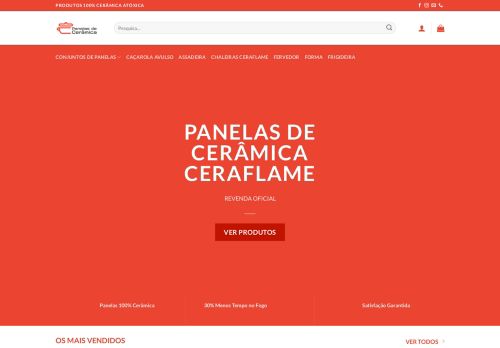 Panelas de Cerâmica Ceraflame - loja Online