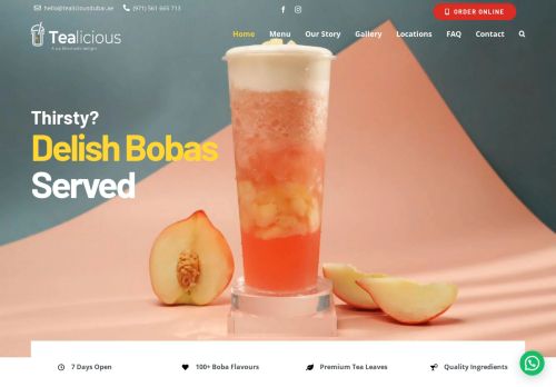 Tealicious Bubble Tea Cafe
