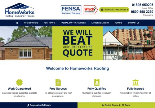 homeworks roofing ruislip