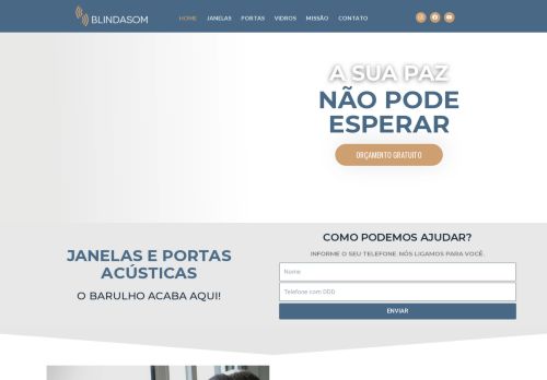 BlindaSom Janelas e Portas Antirruído