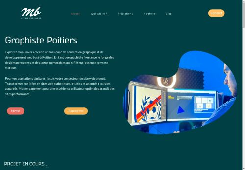 Graphiste, Concepteur de site web, Vidéaste freelance | Mathis Boireau | POITIERS