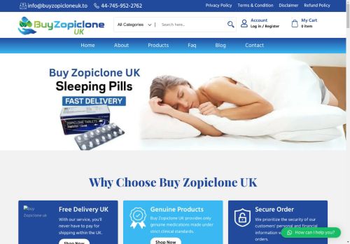 Buy Zopiclone UK