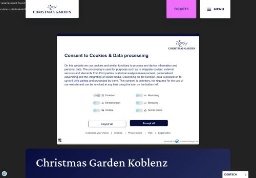 Christmas Garden Koblenz