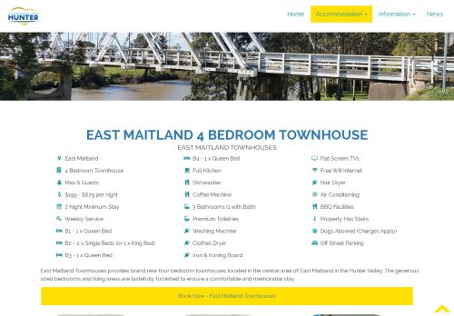 Accommodation Hunter - East Maitland Townhouses