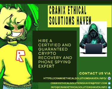 Cryptocurrency recovery firm / Cranix Ethical Solutions Haven