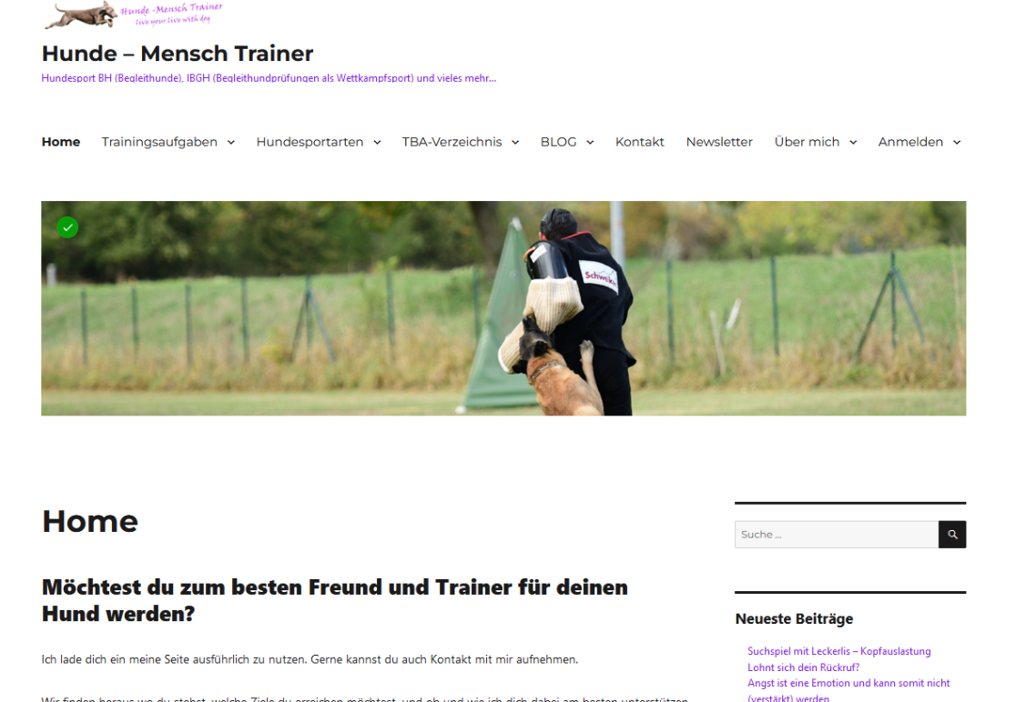 Hunde - Mensch Trainer