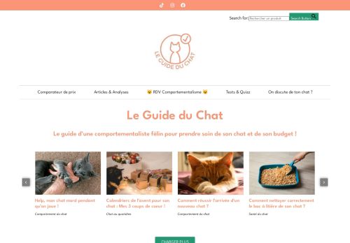Le Guide du Chat - Comportementaliste pour chat
