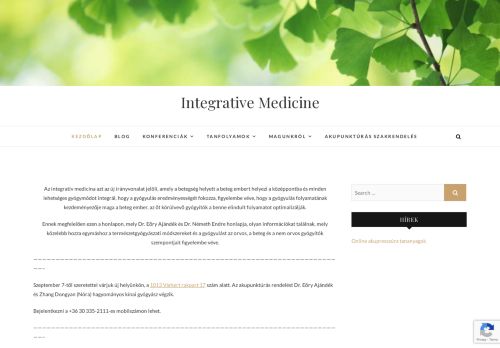 www.integrativemedicine.hu