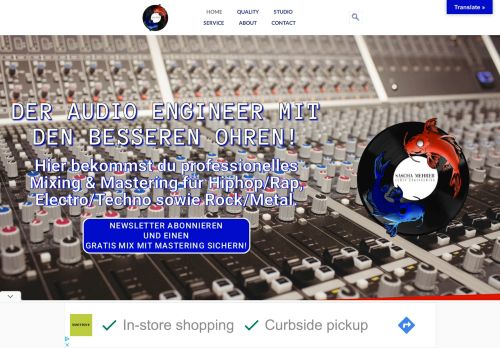 Sascha Mehrer - Audio Engineering - Mixing & Mastering