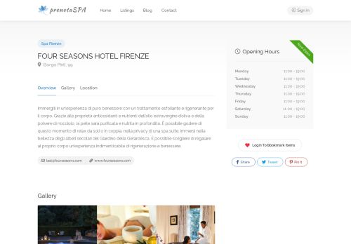 FOUR SEASONS HOTEL FIRENZE
