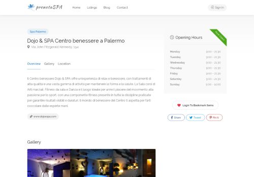 Dojo & SPA Centro benessere a Palermo