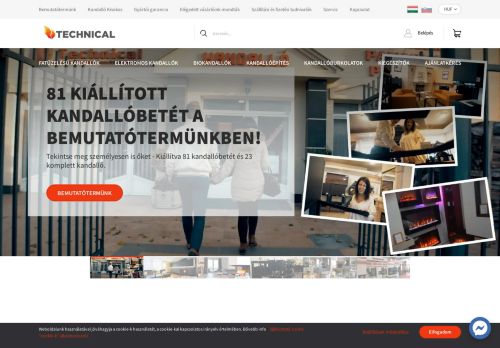 Technical Kandalló - Kandalló bemutatóterem