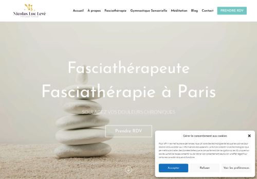 Nicolas Luc Levé - Fasciathérapeute - Fasciathérapie - Chi Nei Tsang - Massage - Paris