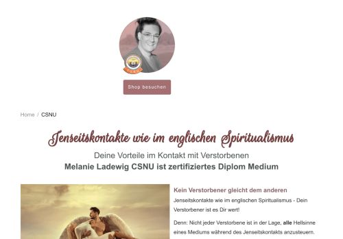 Melanie Ladewig CSNU - Medium für Jenseitskontakte