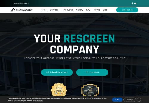 PatioScreenPro - Your Rescreen Company