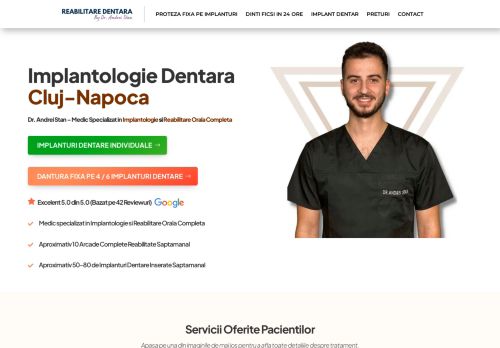 Dr. Andrei Stan | Implant Dentar Cluj | Dinti Ficsi in 24 ore