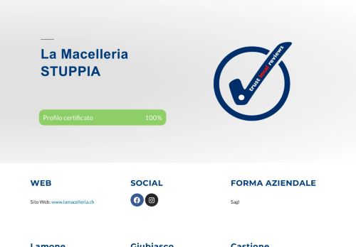 La Macelleria STUPPIA in Lamone