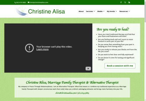 Christine Alisa, Peace Through Metamorphosis