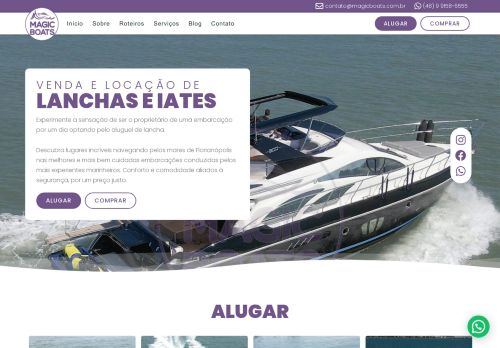 Magic Boats - Aluguel de Lanchas