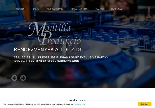 DJ Montilla - Esküvői és Retro DJ - Szolnok