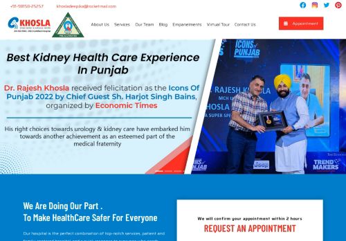 Khosla Stone Kidney And Surgical Centre | Urologist in Punjab