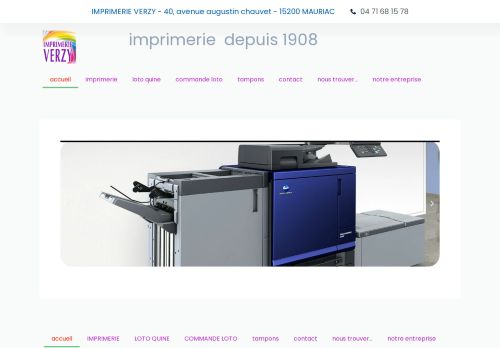 imprimerie verzy