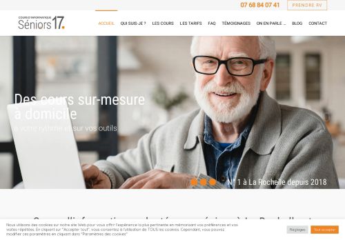 Cours informatique Seniors La Rochelle