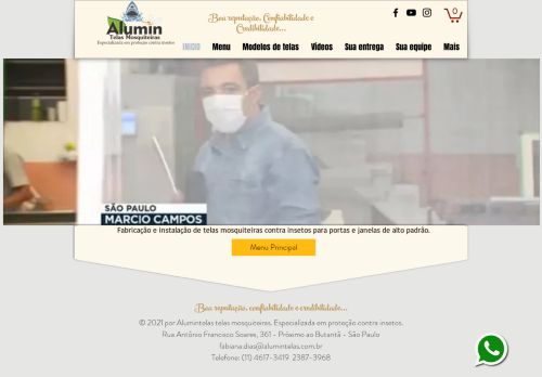 Alumintelas - Telas mosquiteiras Alumin