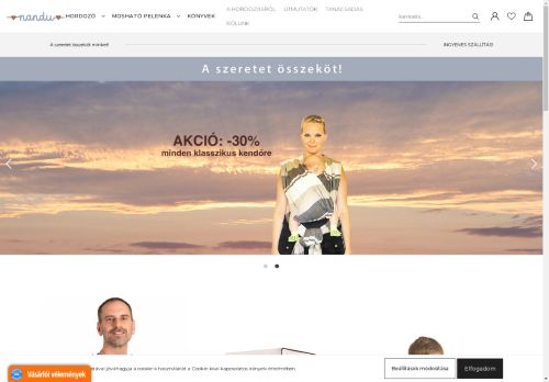 NANDU Online Áruház - Babahordozó és gyerekhordozó a Gyártótól