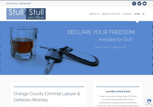 Top Orange County Criminal Lawyer & DUI Defense Attorney Irvine