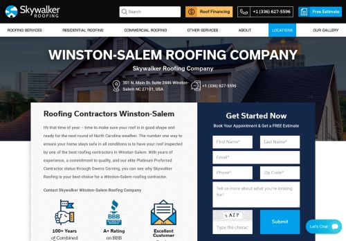 skywalkerroofingnc.com/roofing-contractors-winston-salem-nc