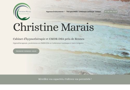Christine Marais hypnothérapeute EMDR - Saint Grégoire