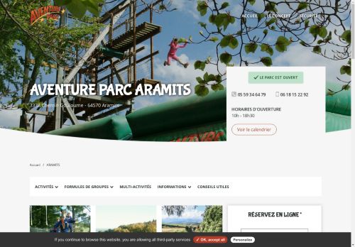 Aventure Parc Aramits - Accrobranche - Paintball
