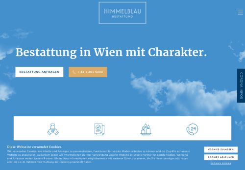 Bestattung Himmelblau