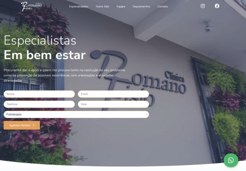 Clínica Romanofisio - Fisioterapia, Pilates, Terapia Ocupacional, Cardiologista e Pediatra