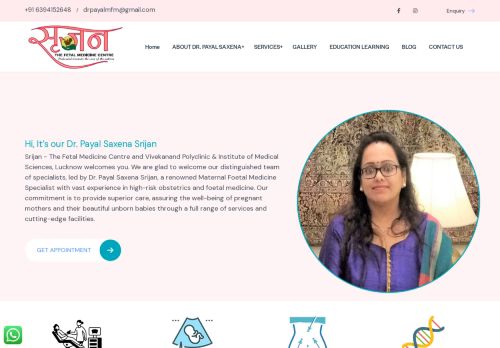 Dr Payal Saxena Srijan The Fetal Medicine centre