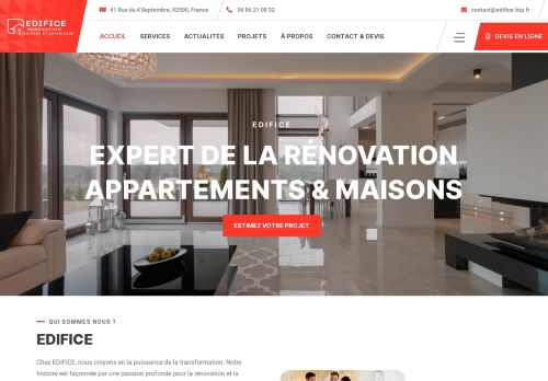 Edifice | Rénovation Appartements & Maisons