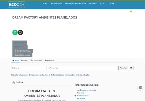 boxcis.com/empresas/dream-factory-ambientes-planejados