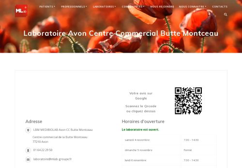 Laboratoire Avon Centre Commercial Butte Montceau