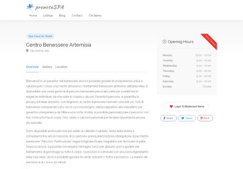 Centro Benessere Artemisia