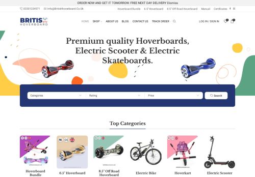 BRITISH HOVERBOARD