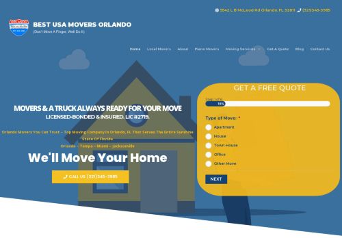 BEST USA MOVERS ORLANDO