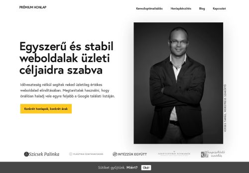 Prémium honlap | weboldal készítés