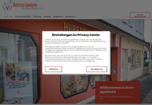 www.diehubertusapotheke.de