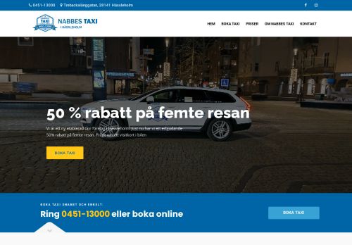 Nabbes Taxi i Hässleholm