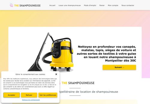 Location Shampouineuse Montpellier